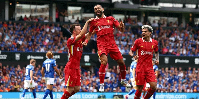 Hasil Liga Inggris - Ipswich Vs Liverpool, Si Merah Menang 2-0