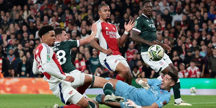 Piala Liga Inggris 2024-2025: Arsenal 5-1 Bolton Wanderers