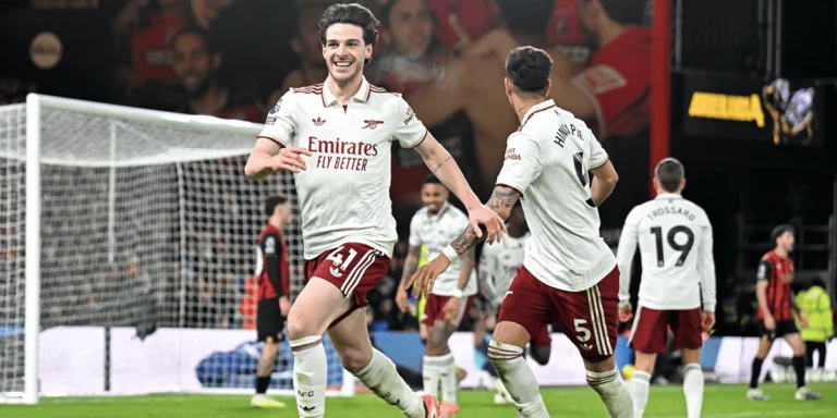 Declan Rice Bersinar, Arsenal Kembali Unggul di Puncak Premier League