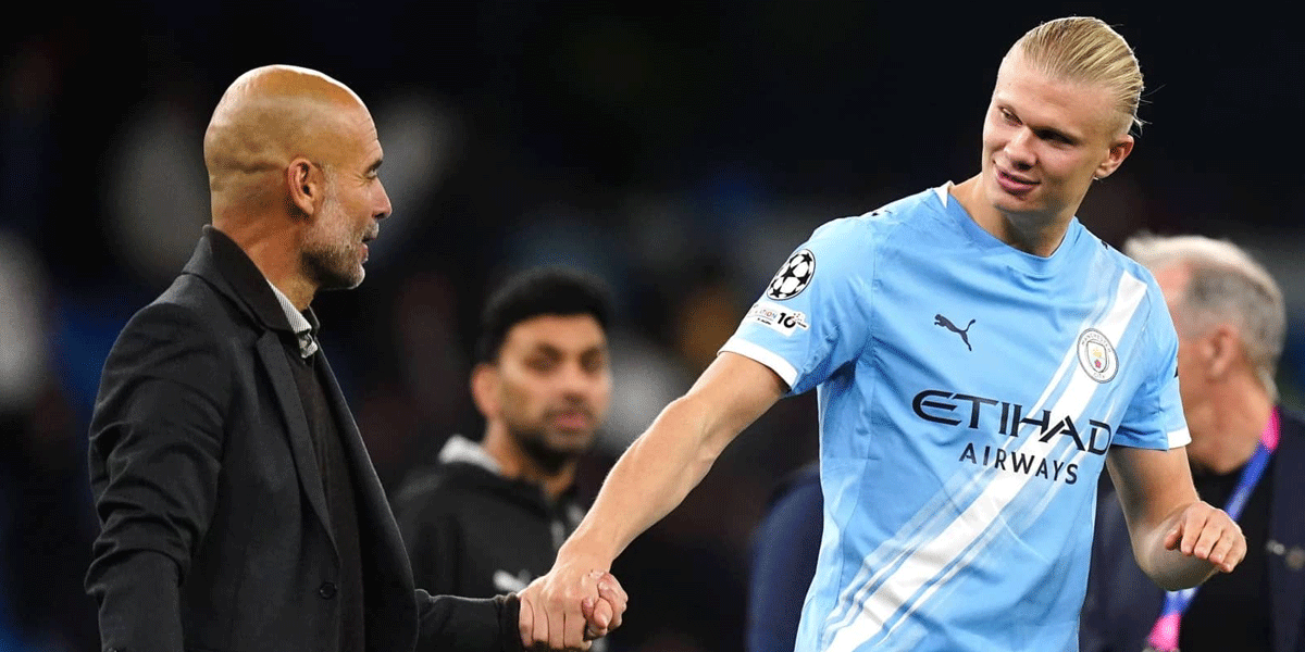 Guardiola Pilih Amankan Haaland Meski City Sudah Unggul Telak Guardiola Pilih Amankan Haaland Meski City Sudah Unggul Telak